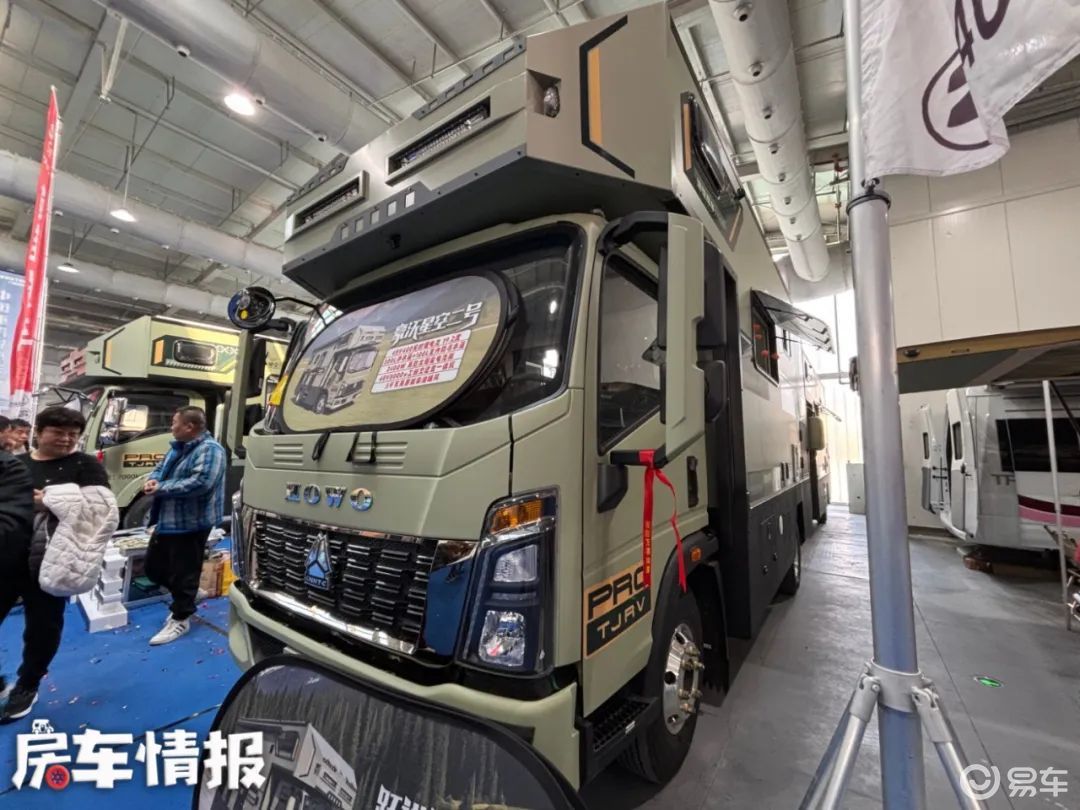 20多万的豪沃房车，两室一厅带19度电，颜值不输越野车型