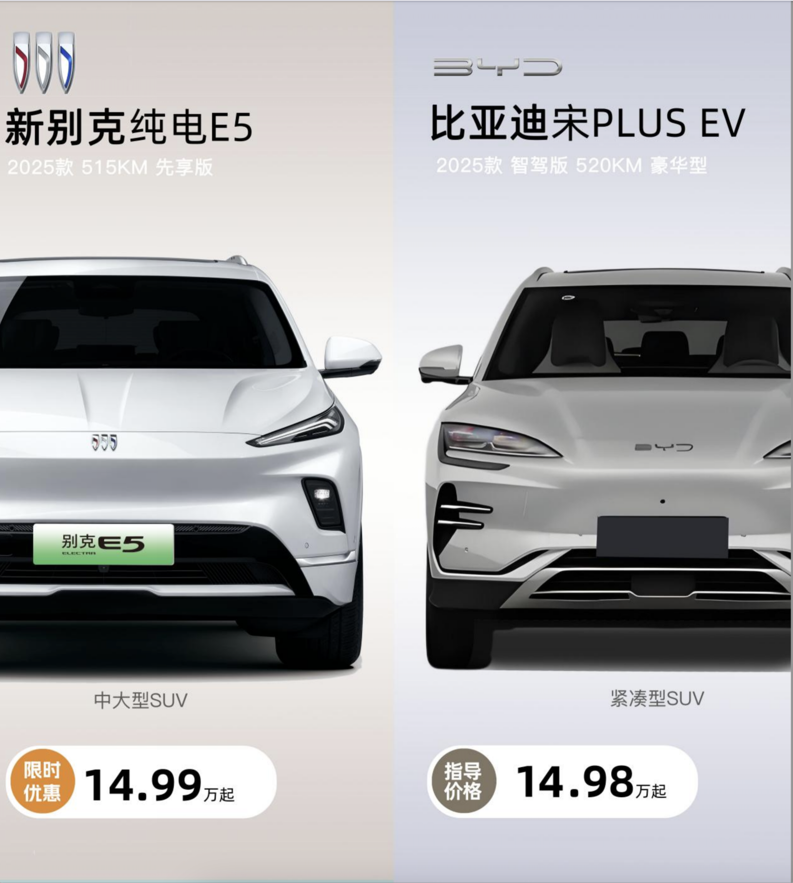 15万新能源SUV怎么选？